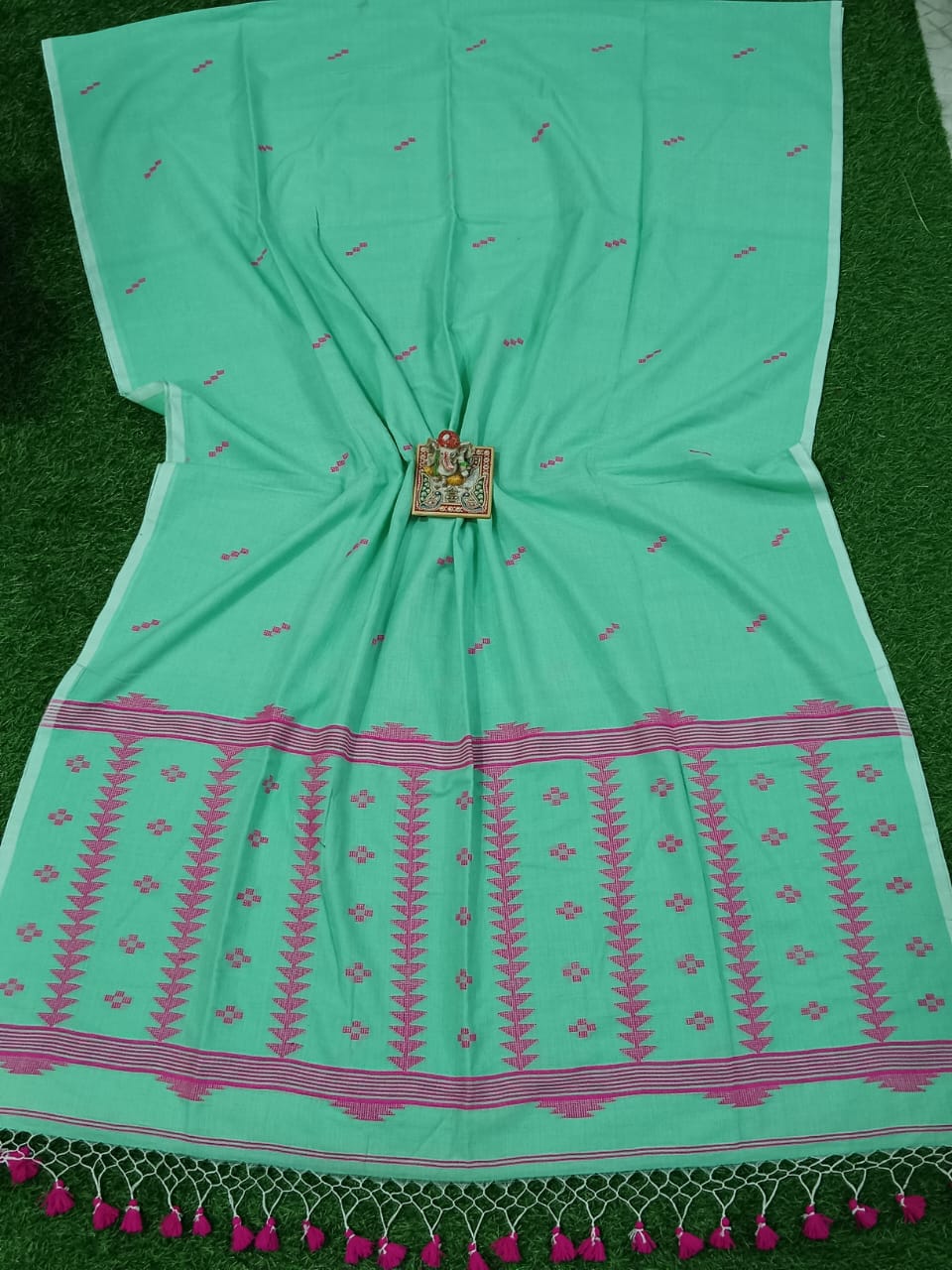 pure cotton jamdani saree with running blouse piece | premium handwoven quality pure cotton jamdani saree with running blouse piece | premium handwoven quality