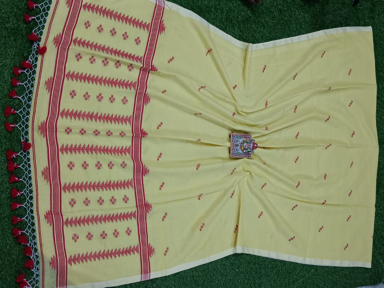 pure cotton jamdani saree with running blouse piece | premium handwoven quality pure cotton jamdani saree with running blouse piece | premium handwoven quality