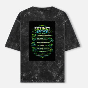 unisex acid washed oversized tee